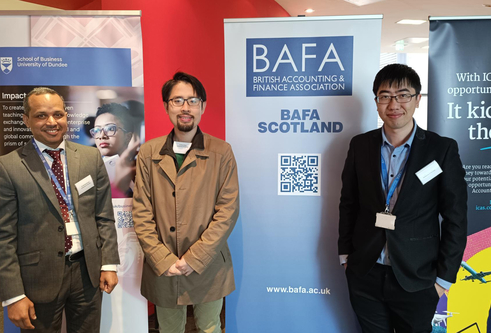 Dr Ahmed Hassan Ahmed and colleagues attend the BAFA Scotland conference