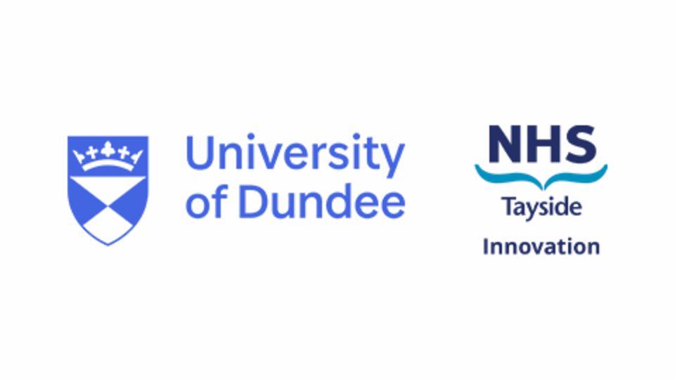 University of Dundee and NHS Tayside Innovation logos